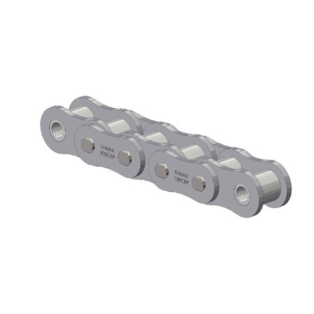 Senqcia Ultra-Max 100Crp Riv Chrome Hrdnd Pin ASME/ANSI Std Sngl 10Ft Bx 1-1/4" Pit, PK10 100CRPUMRB